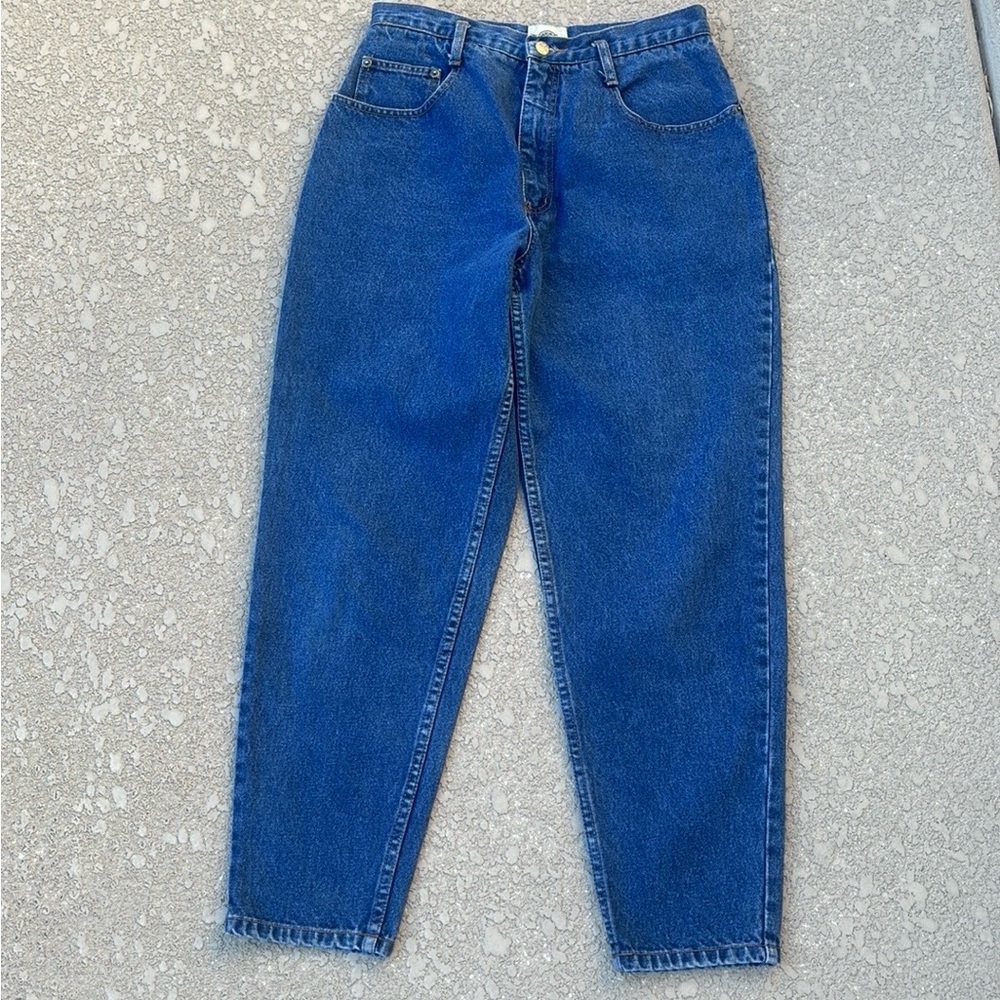 Vintage Republic Denim Mom Jeans Tapered High Waist Barrel Leg Size 11/12